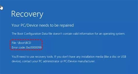 boot bcd error windows 10 after ssd clone|windows 10 won't boot after clone hdd.